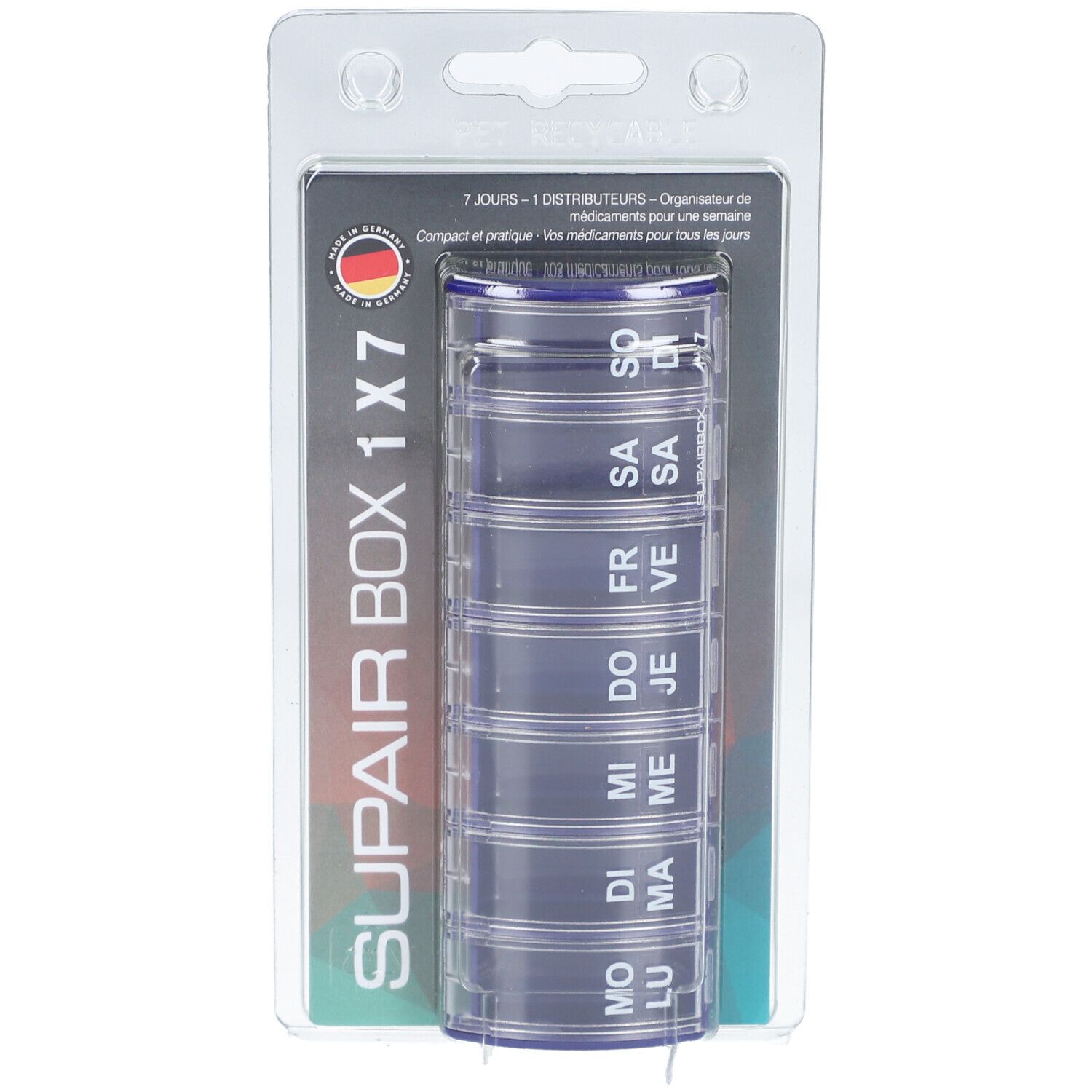 SUPERBOX Semainier Bleu 1 pc(s) Accessoire(S)