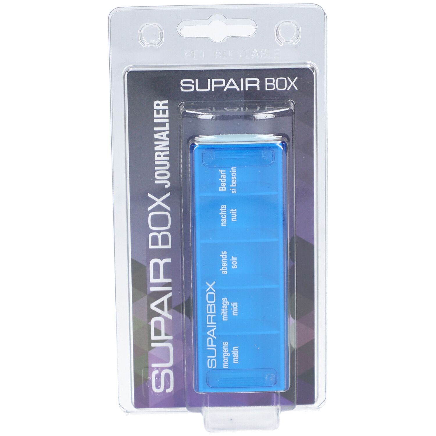 SUPAIR Pilulier journalier bleu 1 pc(s) Accessoire(S)