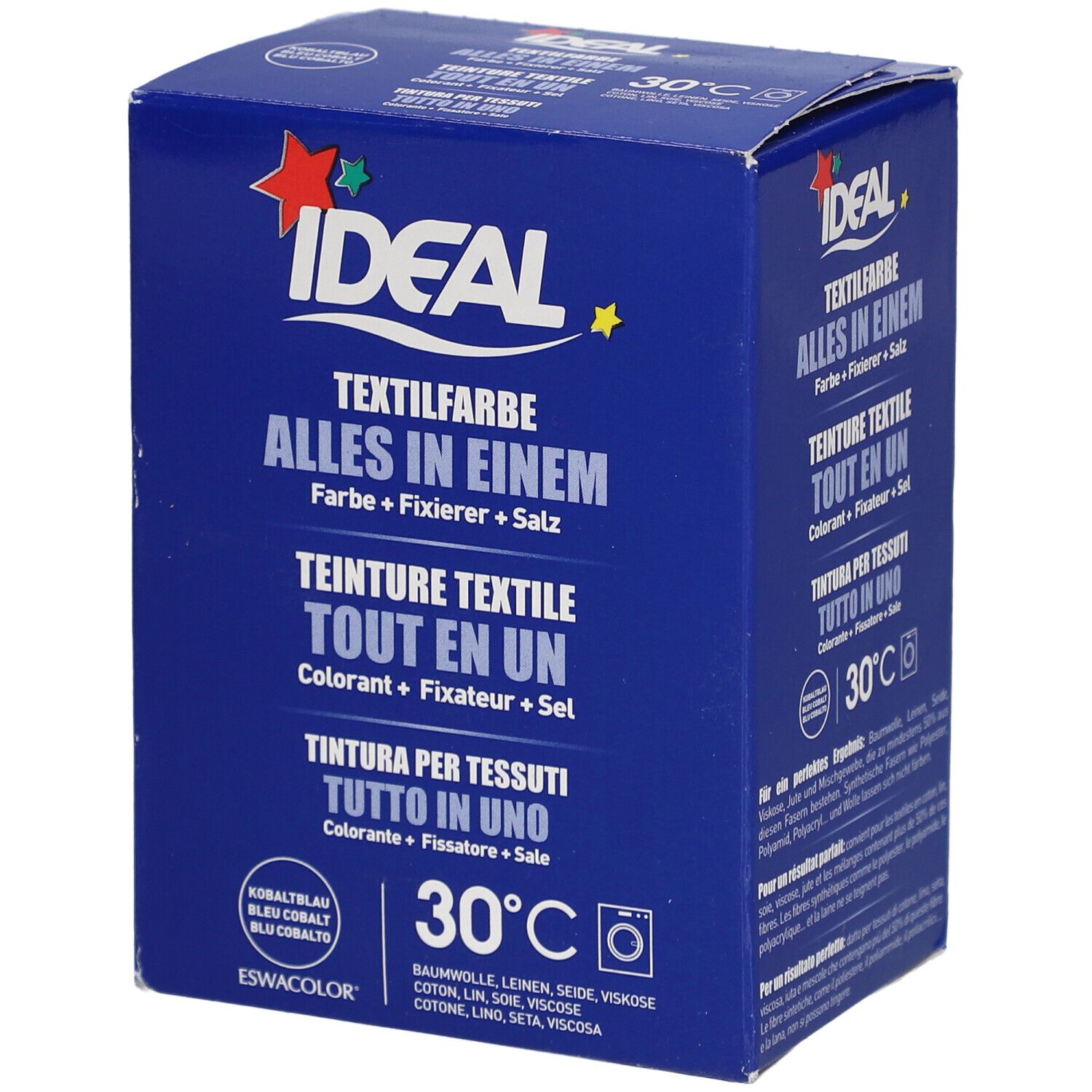 Ideal® Textilfarbe Kobaltblau Tout en un pour machines à laver Autre 230 g