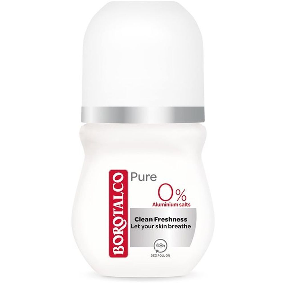 Borotalco Déodorant Pure Clean Fresh Roll On Rouleau 50 Ml