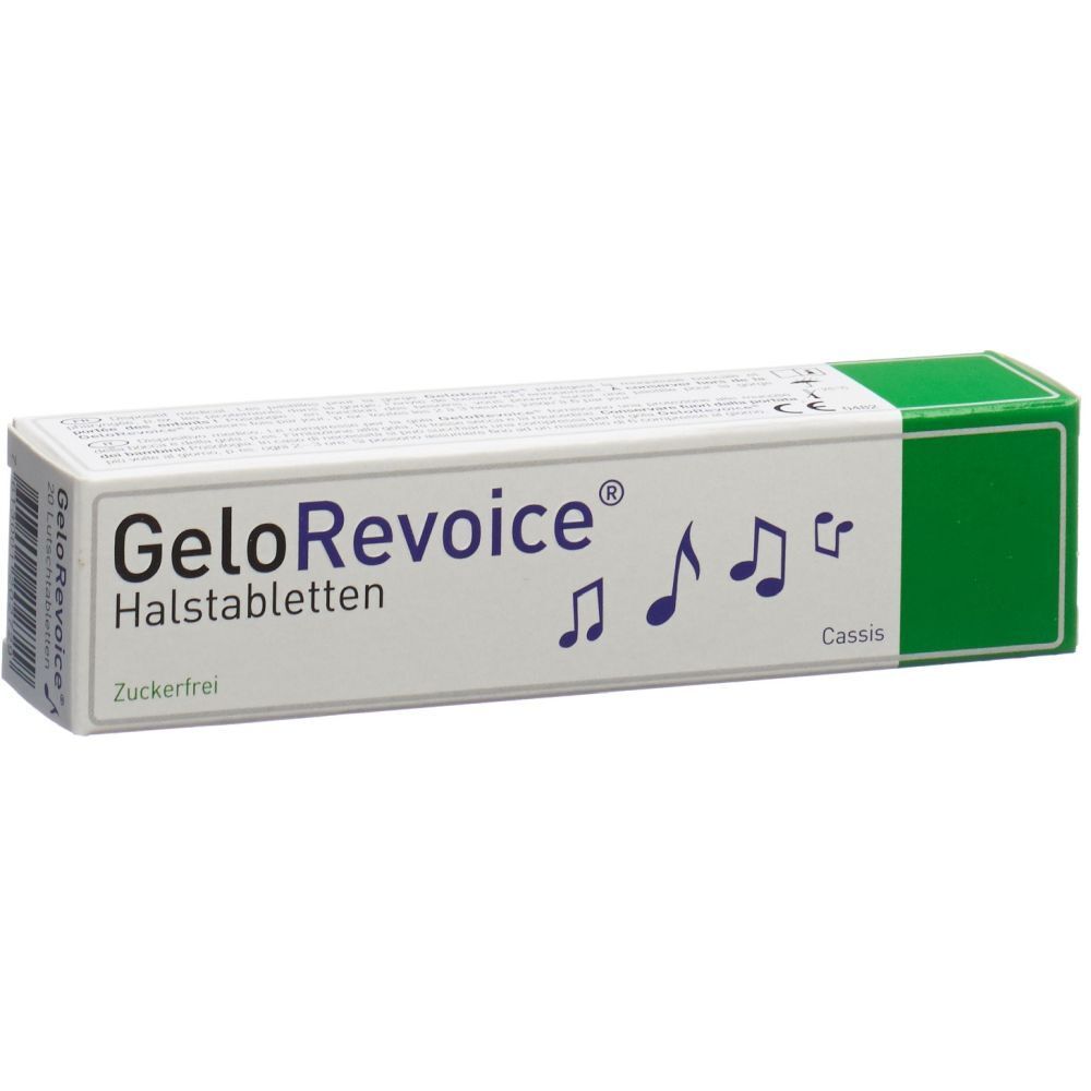 Gelorevoice Gelorevoice® Comprimés À Sucer Cassis-Menthol Comprimé(S) Pour La Gorge 20 Pc(S) Enfants
