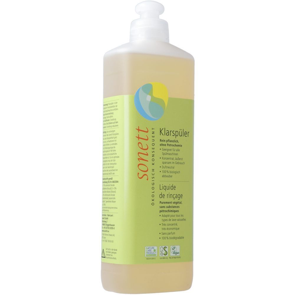 SONETT Liquide de rinçage écologique sans parfum 0,5 l