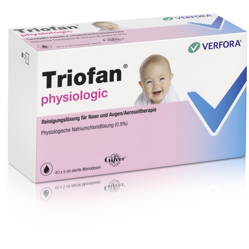 TRIOFAN Physiologic Sérum Physiologique 40x5 ml Pipette(S) Unidose(S)