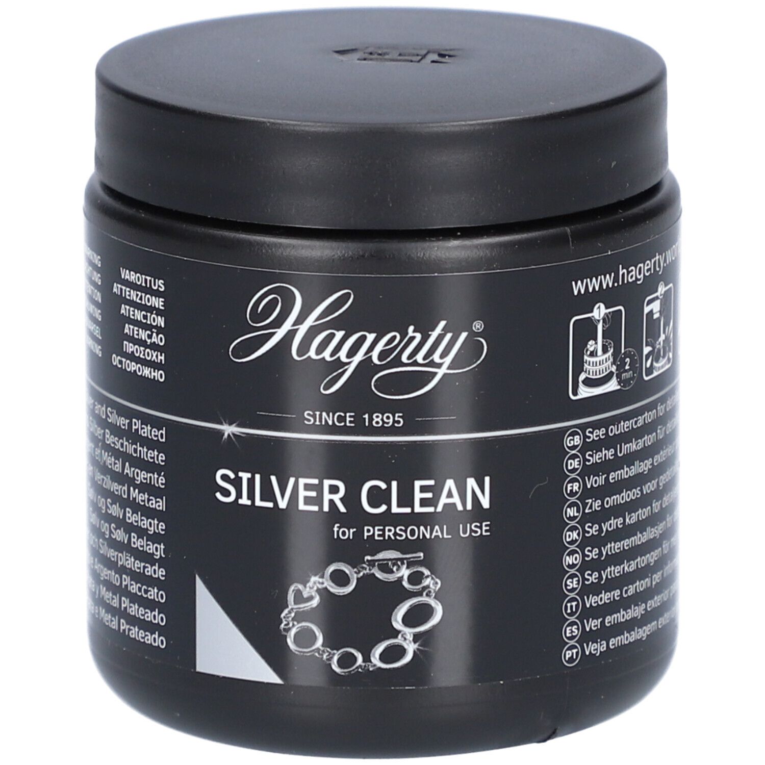 Hagerty® Silver Clean nettoyant pour bijoux en argent et métal argenté Autre 170 ml