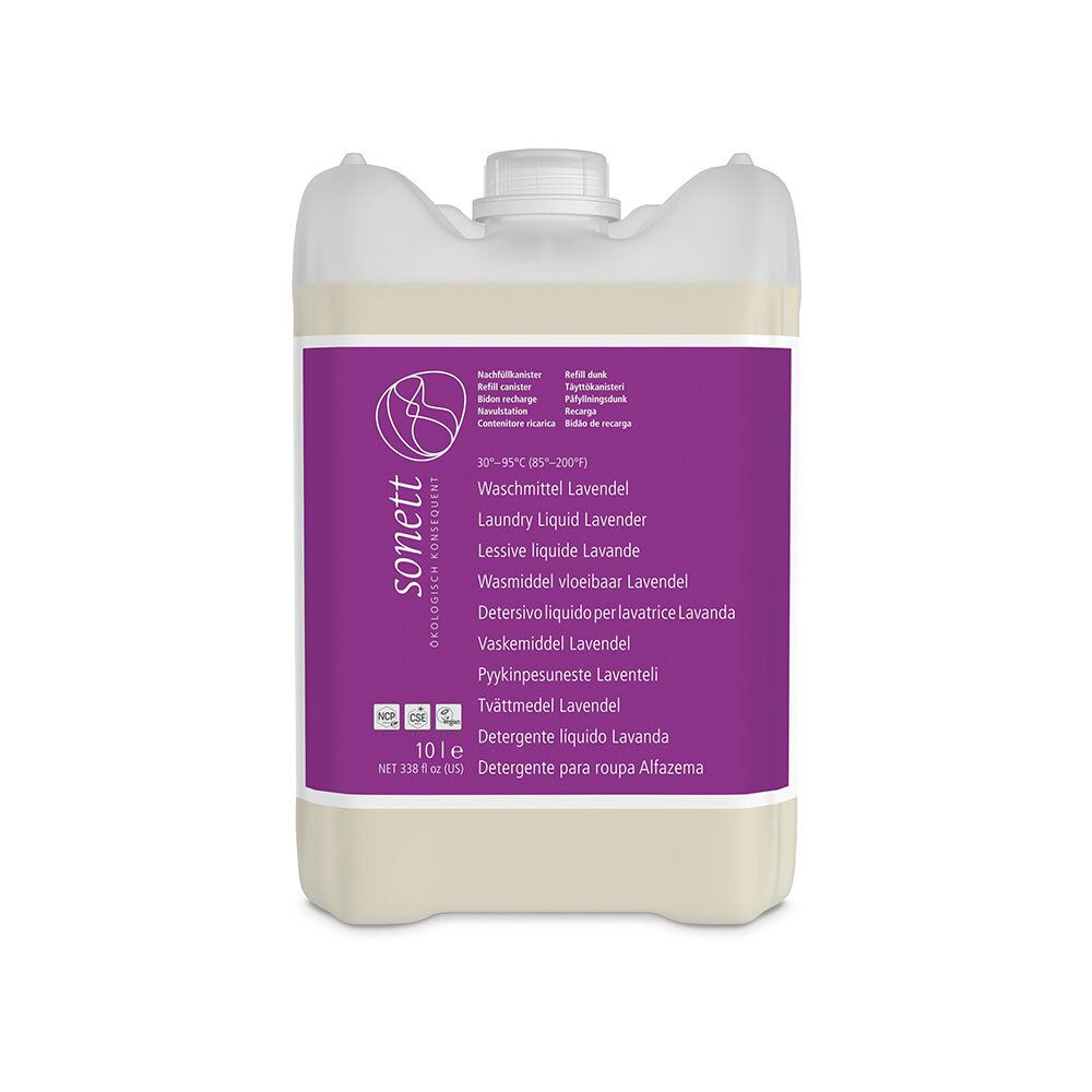 Sonett Lessive Liquide Lavande Sans Enzymes Pour Couleurs & Blancs 10 l Liquide