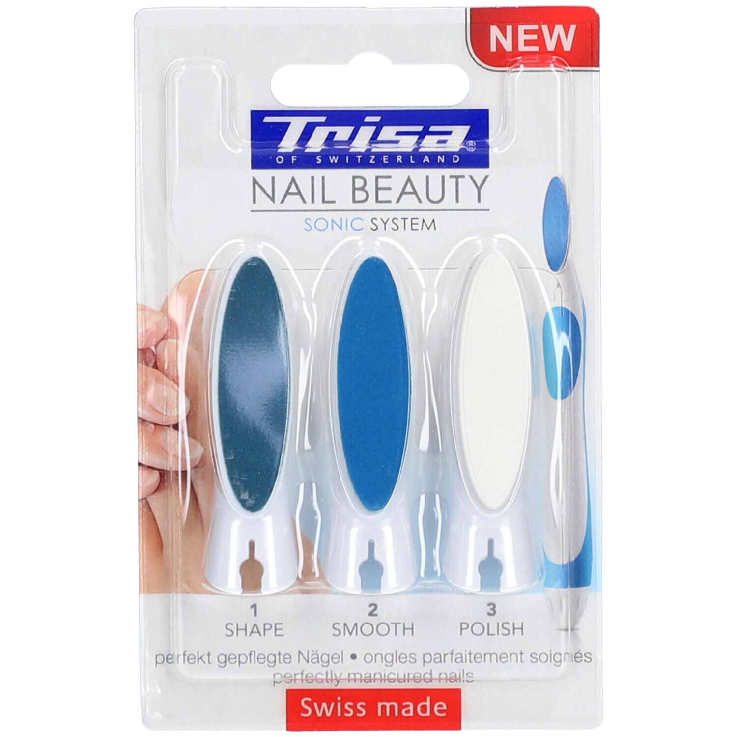 Recharges TRISA pour limes à ongles 3 pc(s) Ciseaux