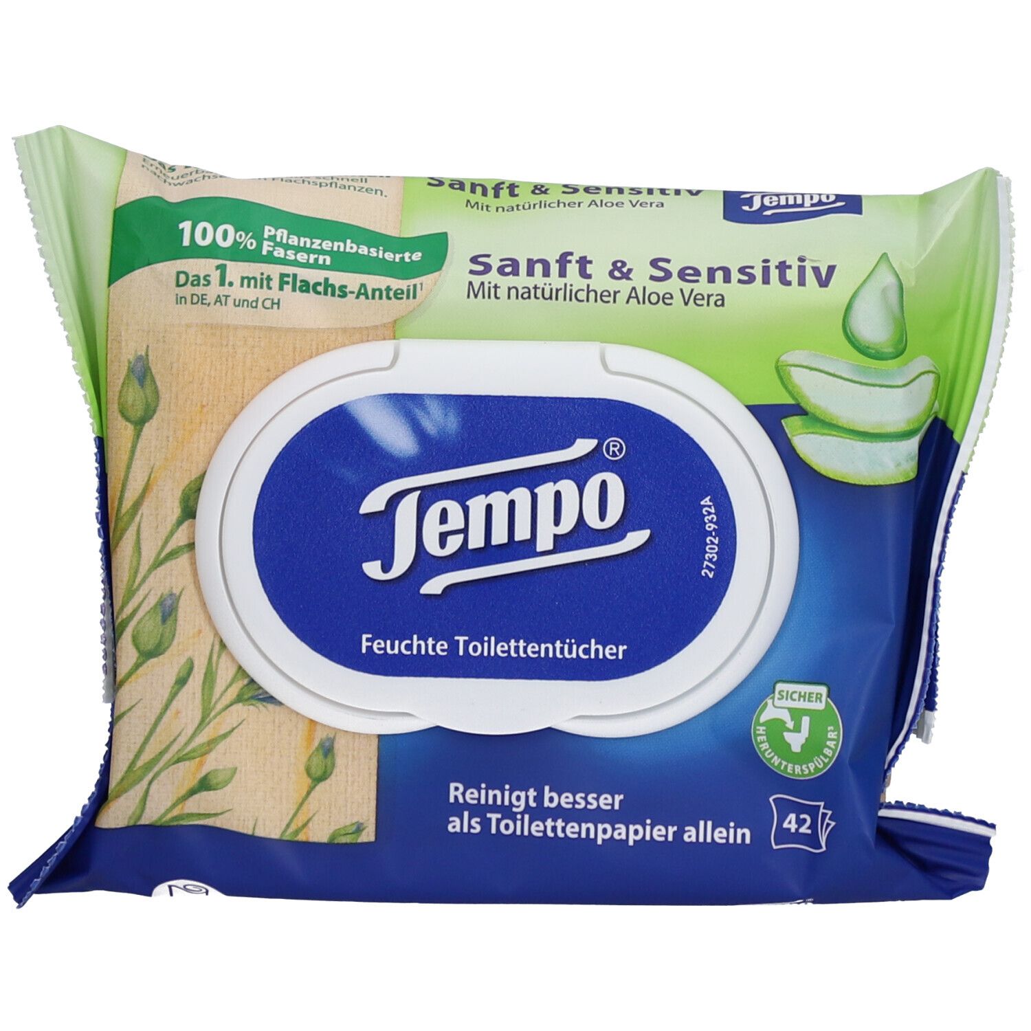 Tempo Papier hygiénique humide Doux & Sensitif 42 pc(s) no data