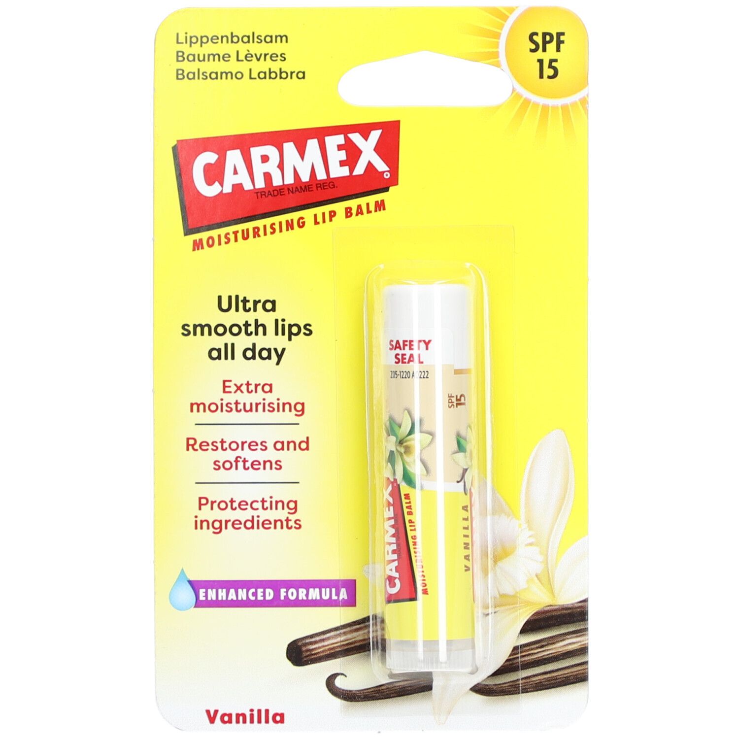 Carmex Baume À Lèvres La Vanille Spf151 4,25 G