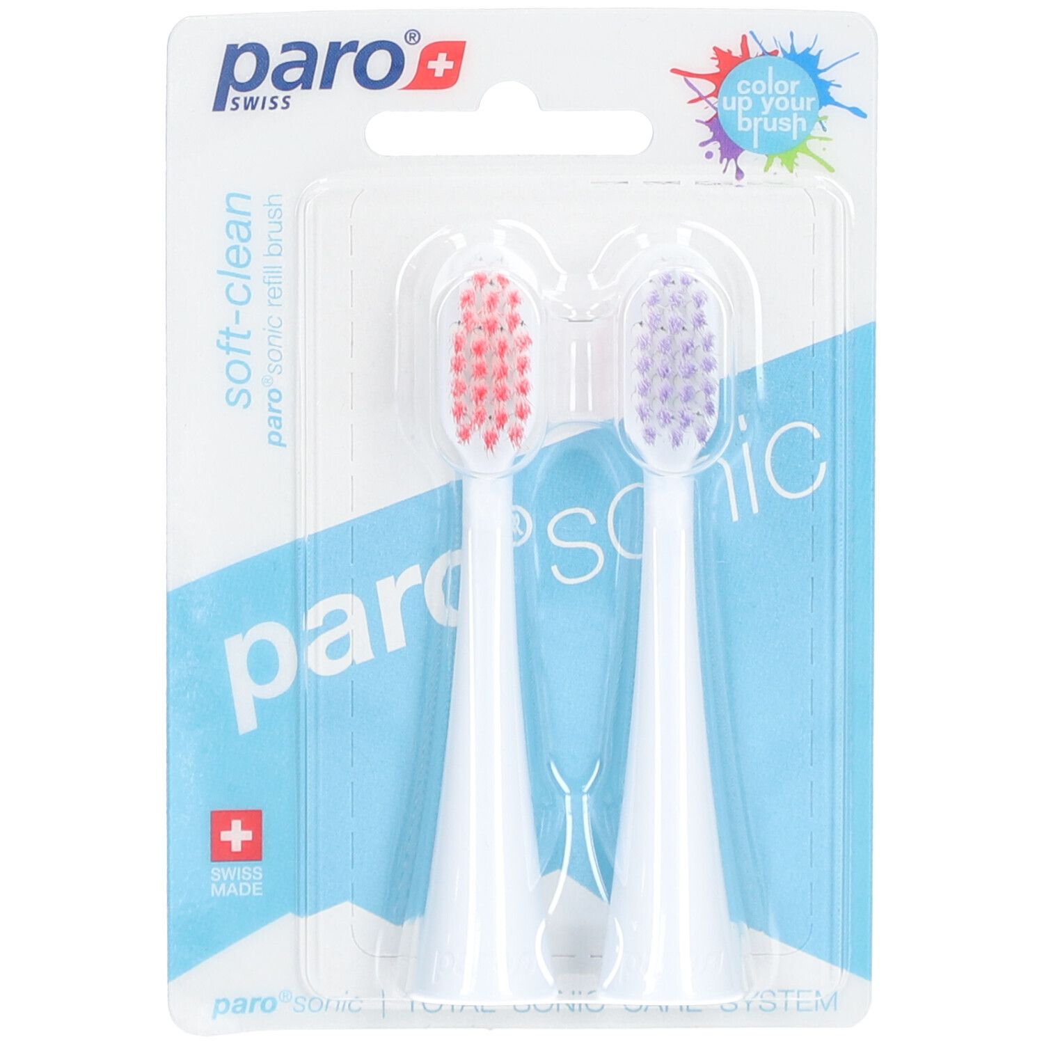 paro Sonic soft-Clean - Têtes de brosse à dents de remplacement 2 pc(s) Brosse(S) À Dents