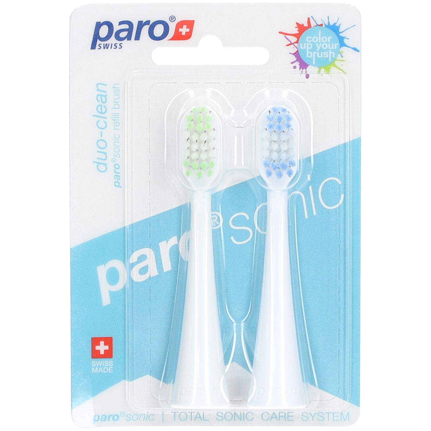 paro Sonic Duo-Clean - Têtes de brosse à dents de remplacement 2 pc(s) Brosse(S) À Dents