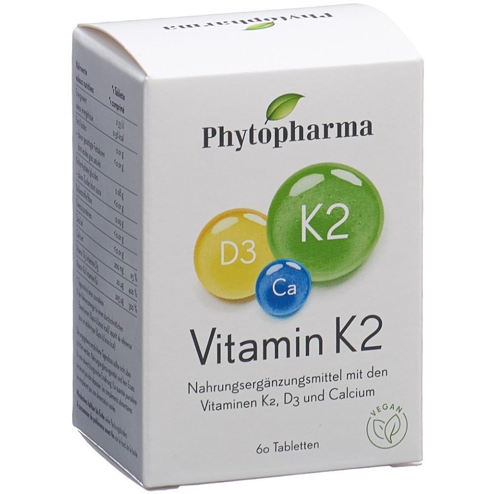 PHYTOPHARMA Vitamine K2 60 pc(s) Comprimé(S)