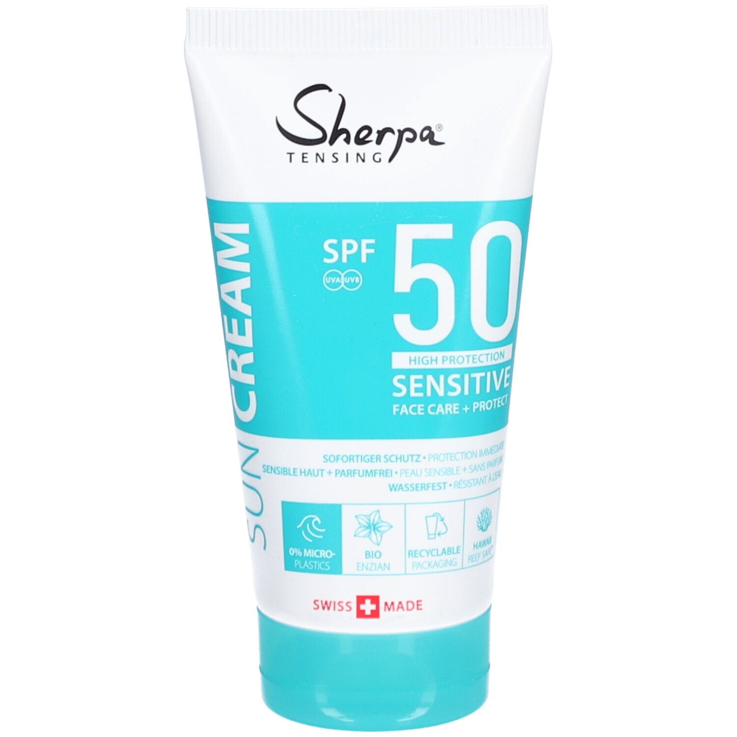 Sherpa Tensing Crème Solaire Sensitive SPF 50 50 ml Crème