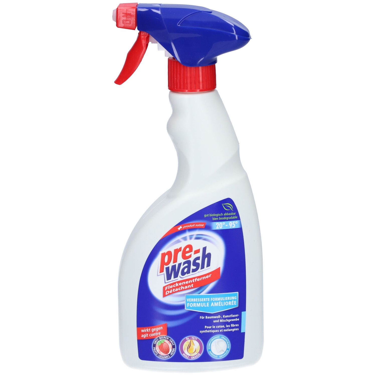 PRE-WASH Détachant avec pulvérisateur 500 ml Liquide