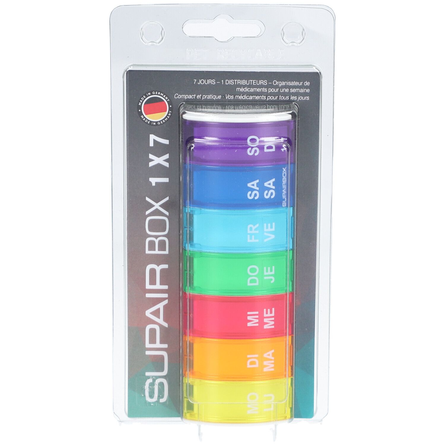 SUPERBOX Semainier Rainbow 1 pc(s) Accessoire(S)