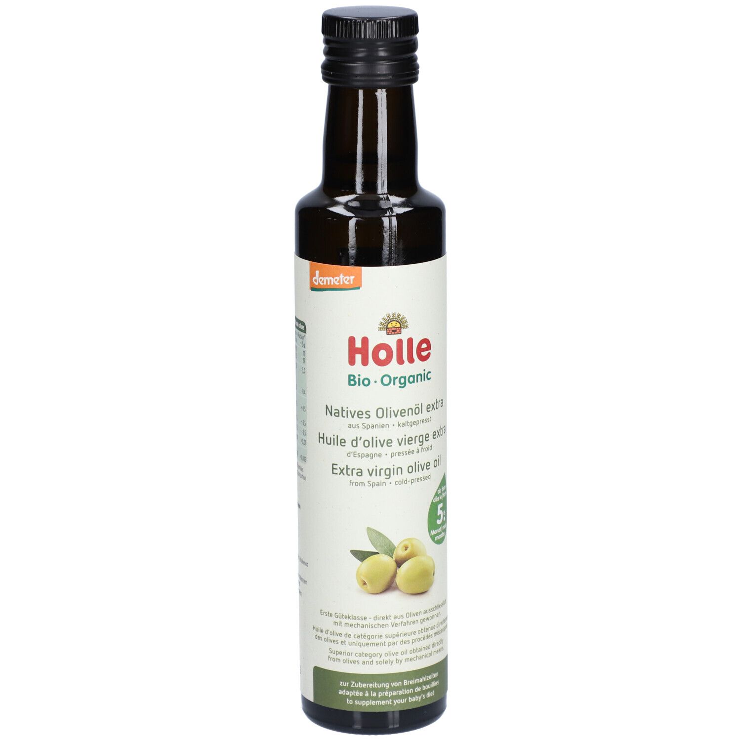 Holle Bio Huile D'olive Vierge Extra 250 Ml Enfants