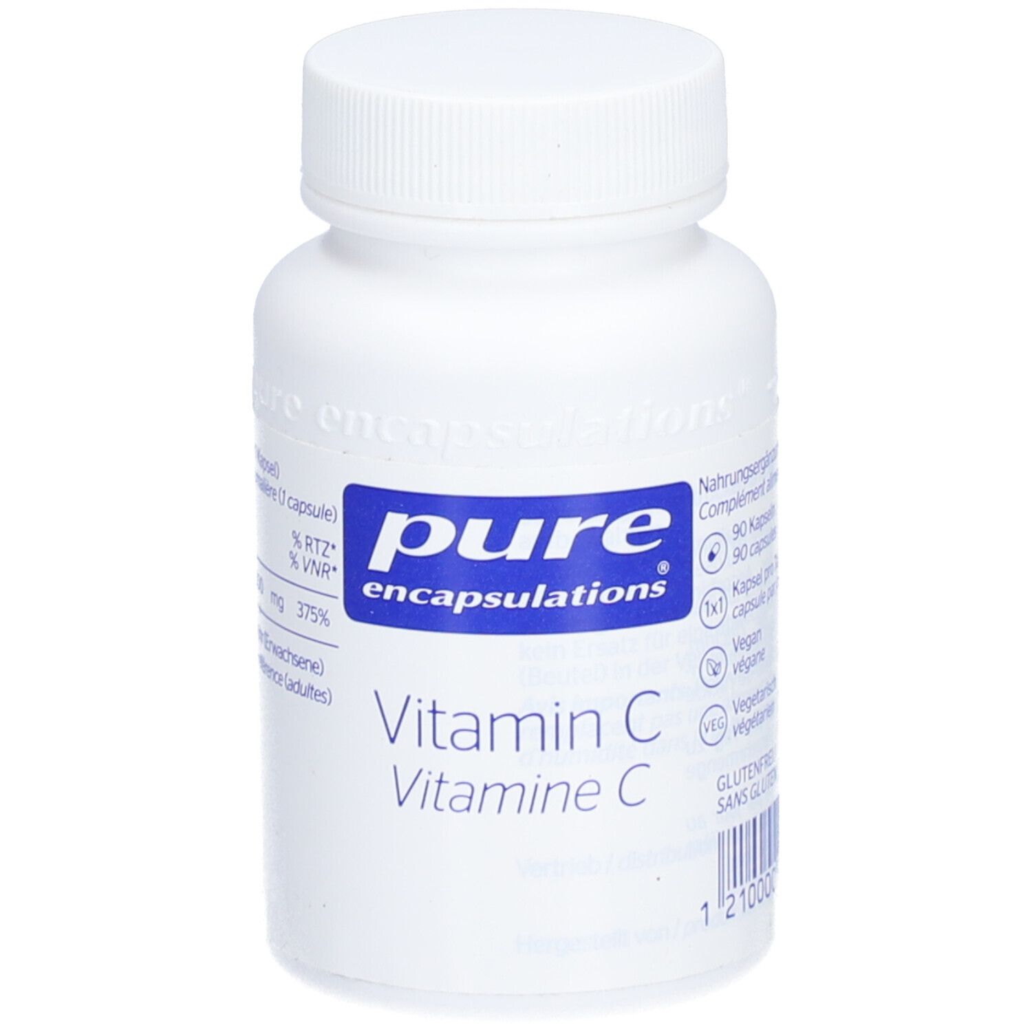 PURE Encapsulations Vitamine C 90 pc(s) Capsule(S)