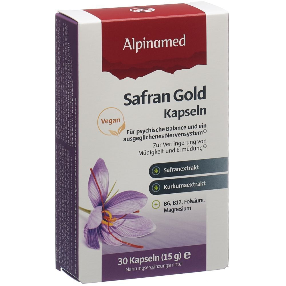 Alpinamed Safran d'Or Capsules 30 pc(s) Capsule(S)