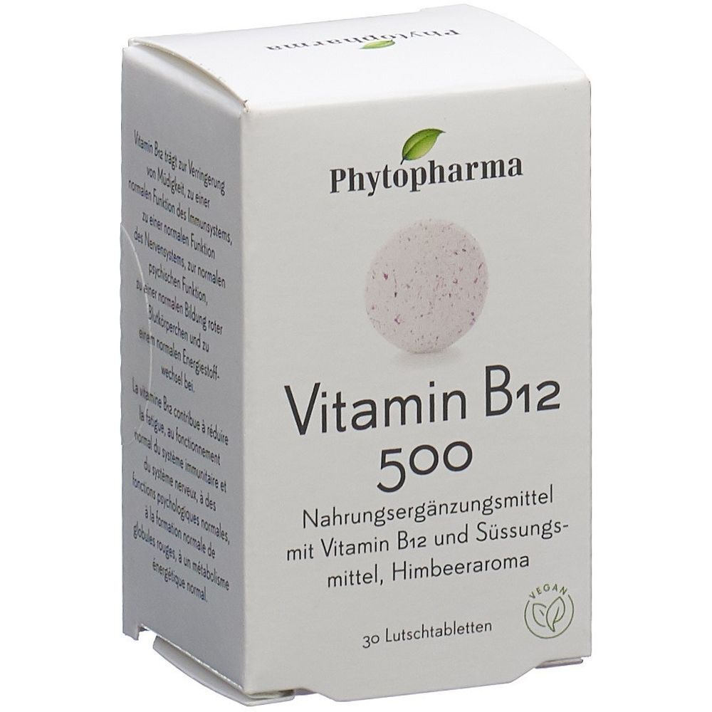 PHYTOPHARMA Vitamine B12 30 pc(s) Comprimé(S) À Sucer