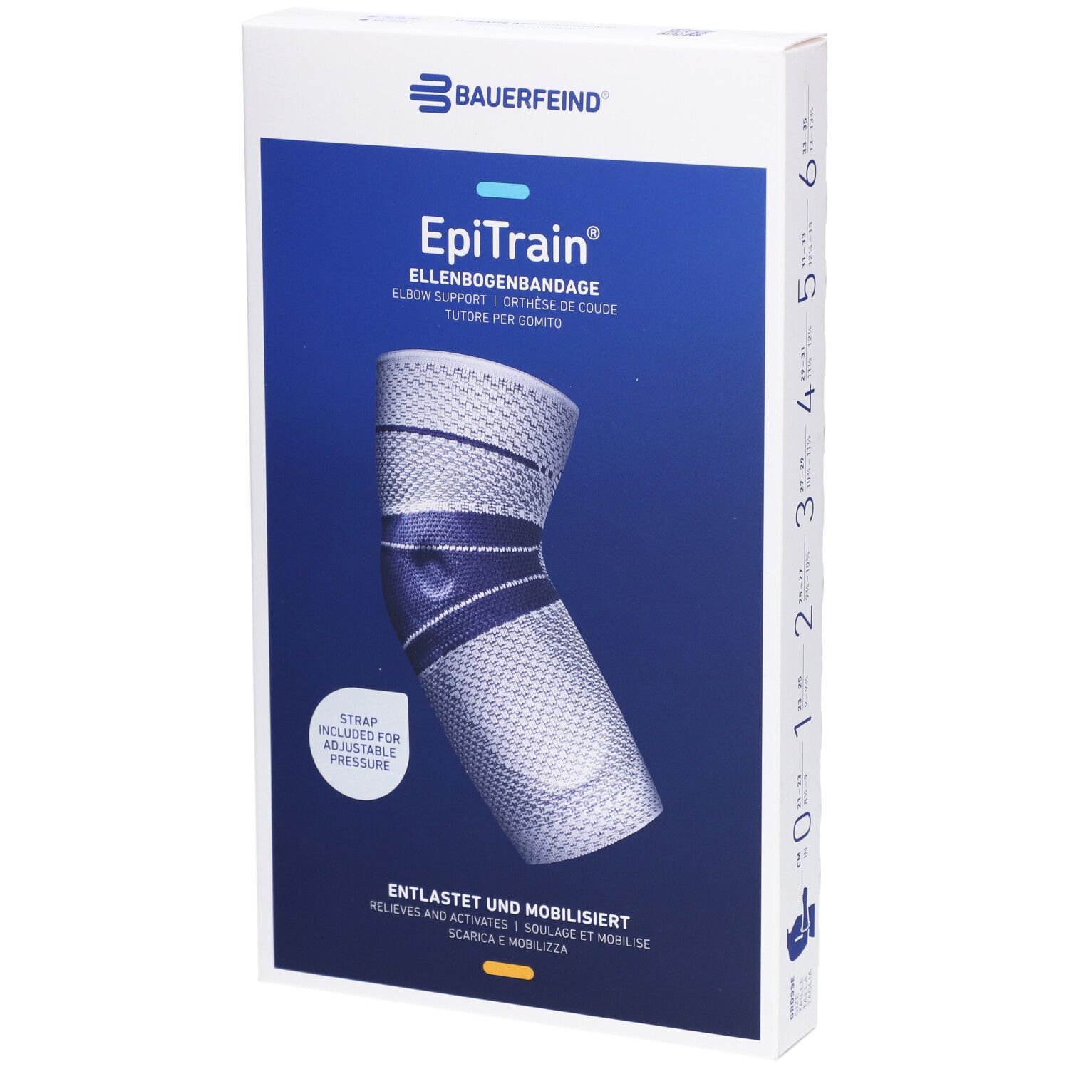 BAUERFEIND® EpiTrain® Orthèse de coude Taille 3 Beige Bandage(S) 1 pc(s)