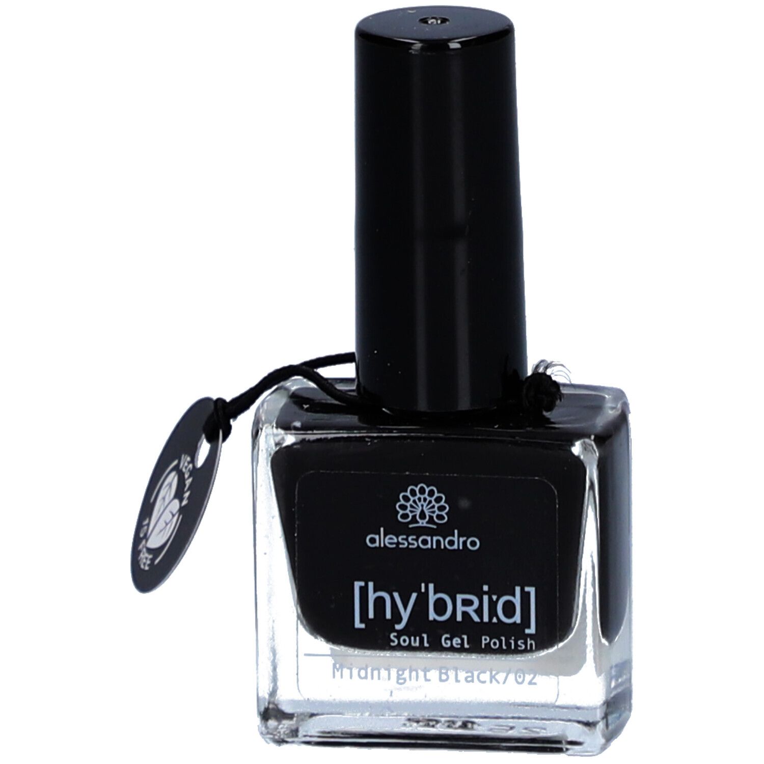 ALESSANDRO Hybrid Soul Gel Polish Midnight Black 02 1 pc(s) Vernis À Ongles