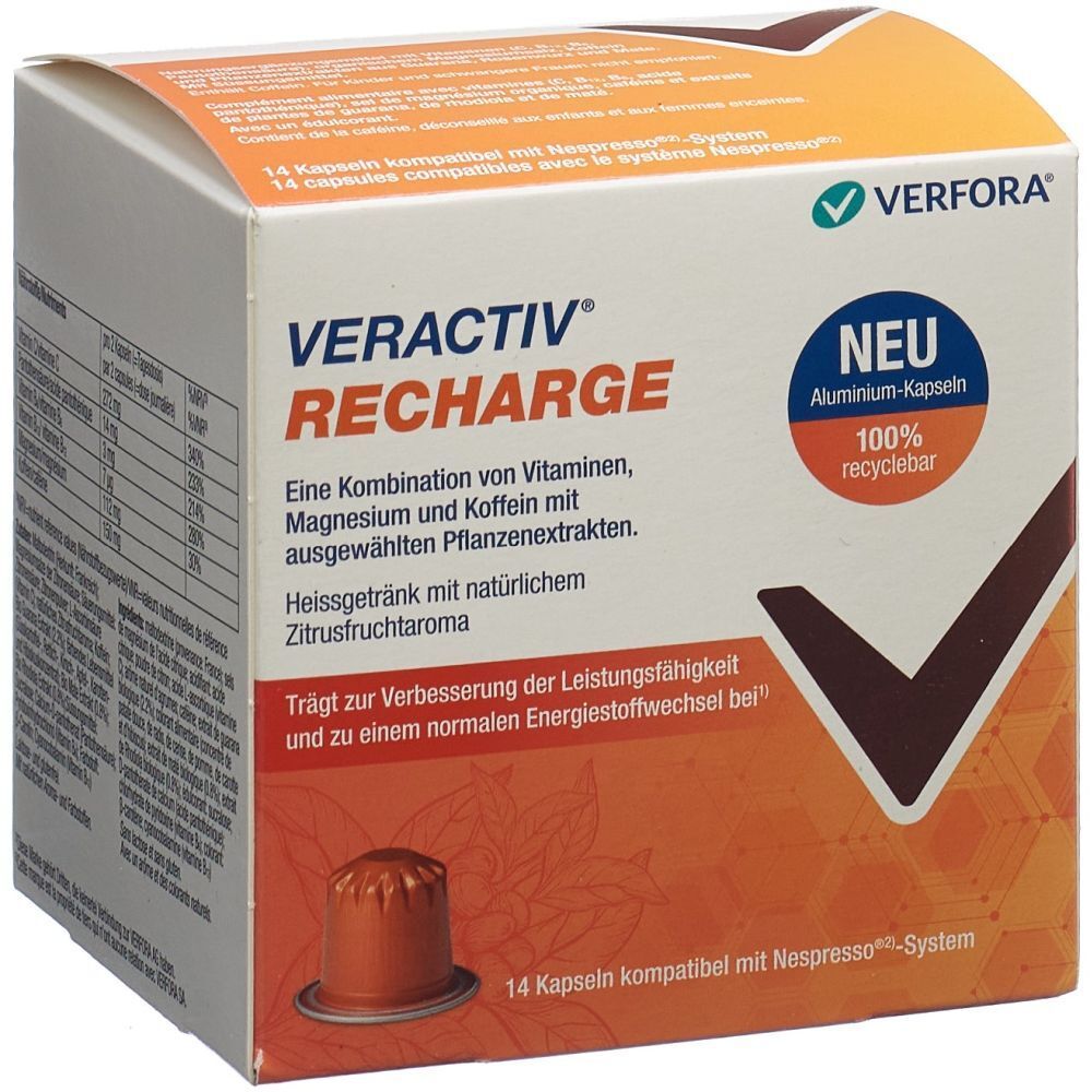 VERACTIV Recharge capsules nespresso alu 14 pc(s) Capsule(S)