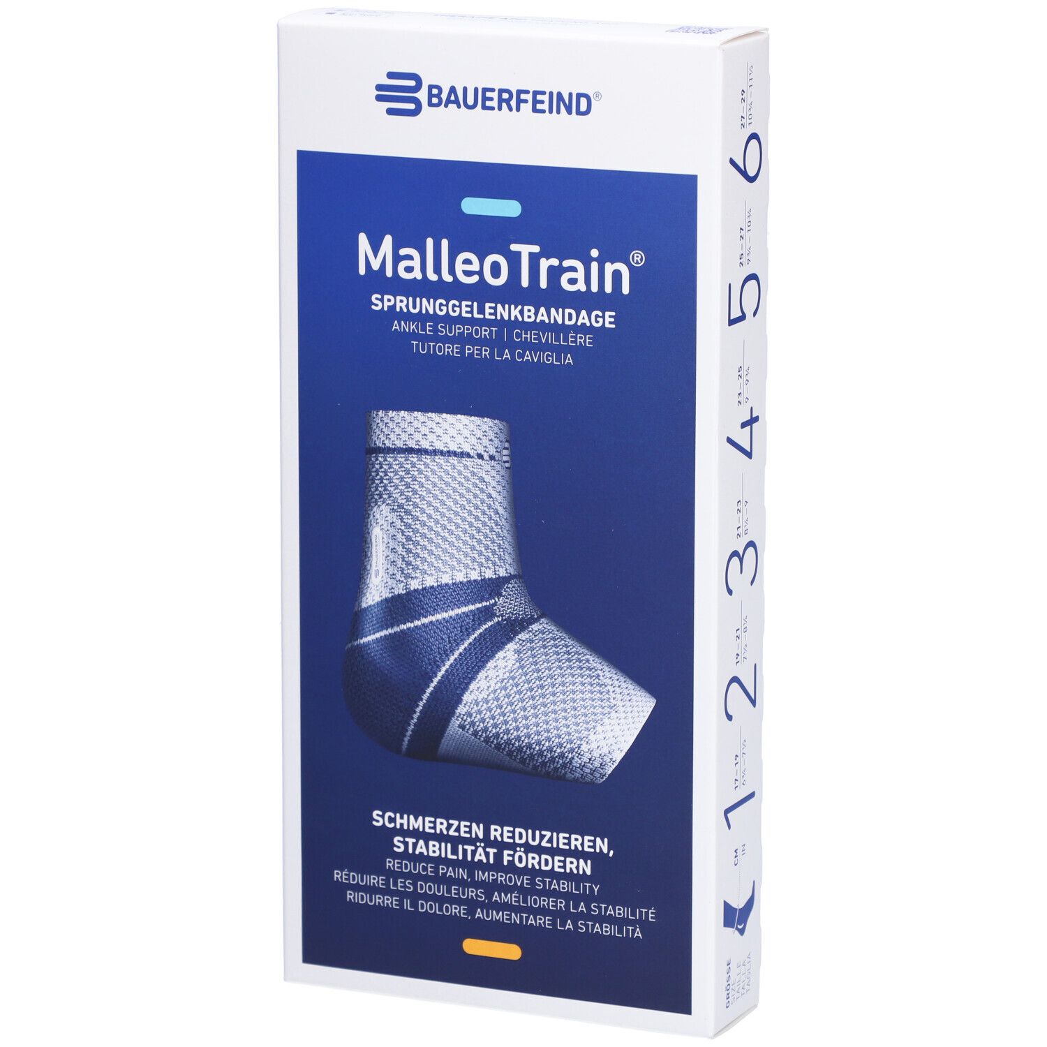 MALLEOTRAIN Chevillère Taille 3 droite titane Bandage(S) 1 pc(s)