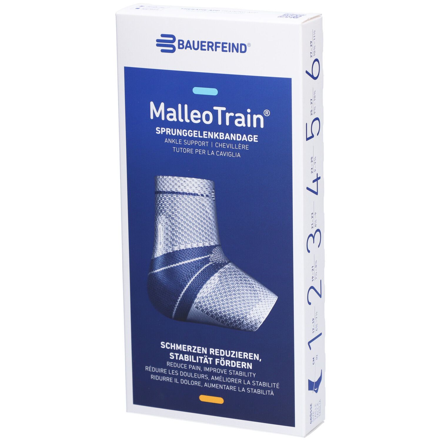 MALLEOTRAIN Chevillère Taille 3 gauche titane Bandage(S) 1 pc(s)