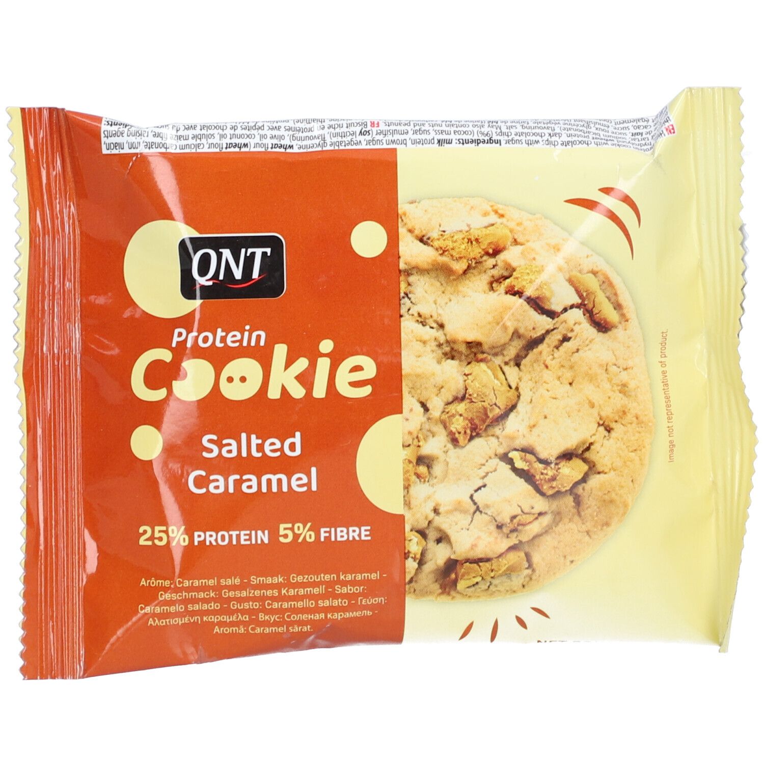 QNT Protein Cookie caramel salé 60 g Cookies