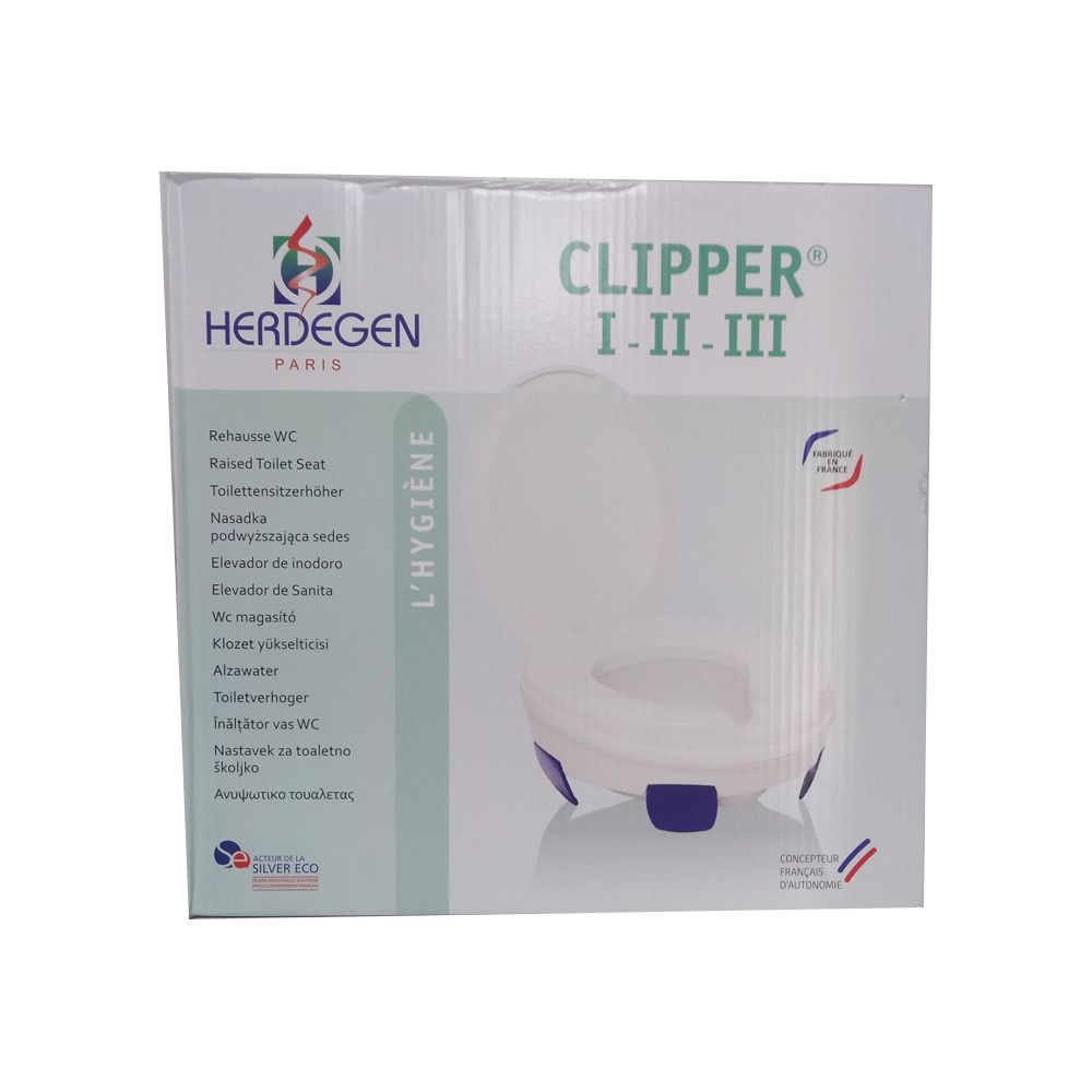 Herdegen Clipper II réhausseur de toilettes avec clips sécurité Autre 1 pc(s)