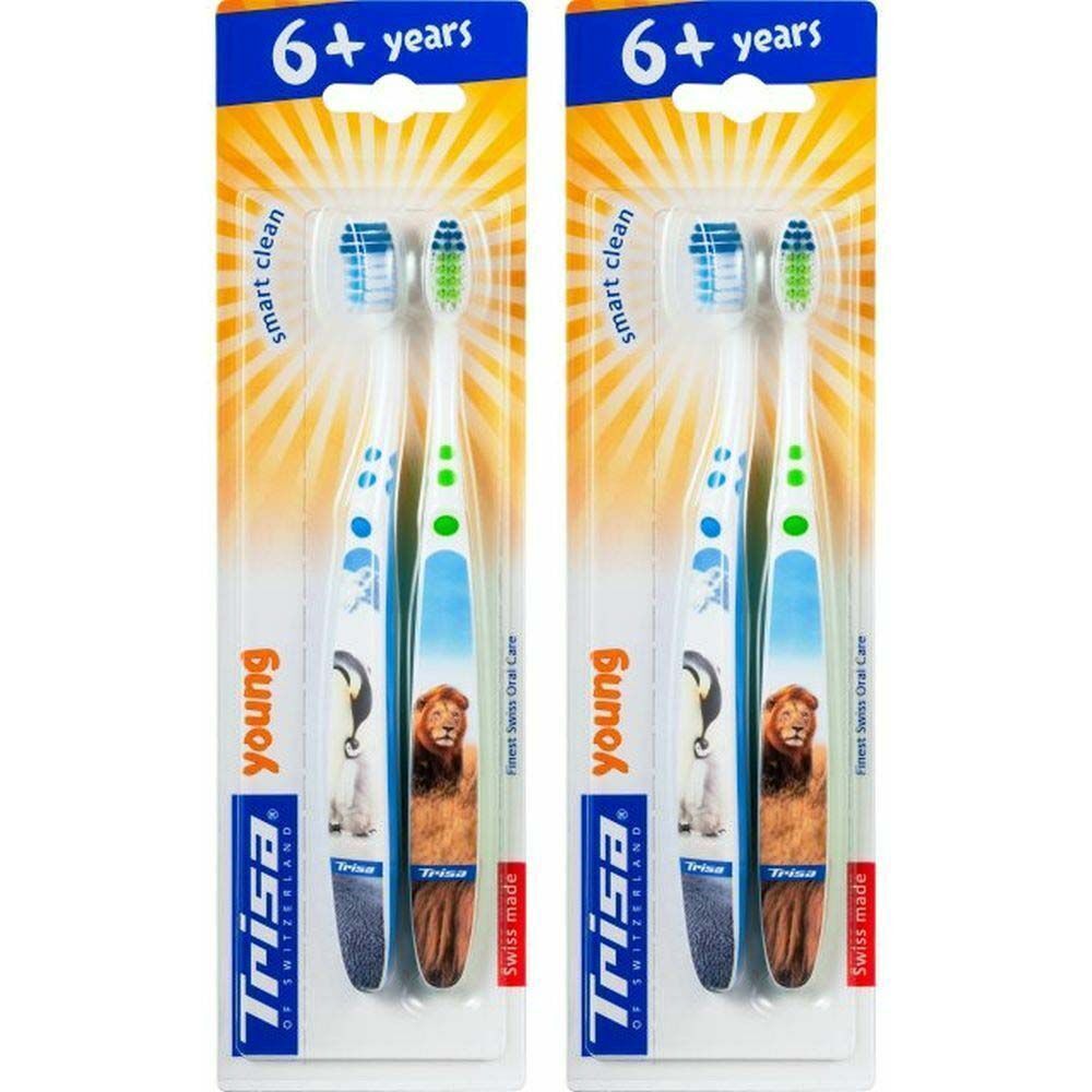 TRISA brosses à dents pour enfants duo 2x2 pc(s) Brosse(S) À Dents