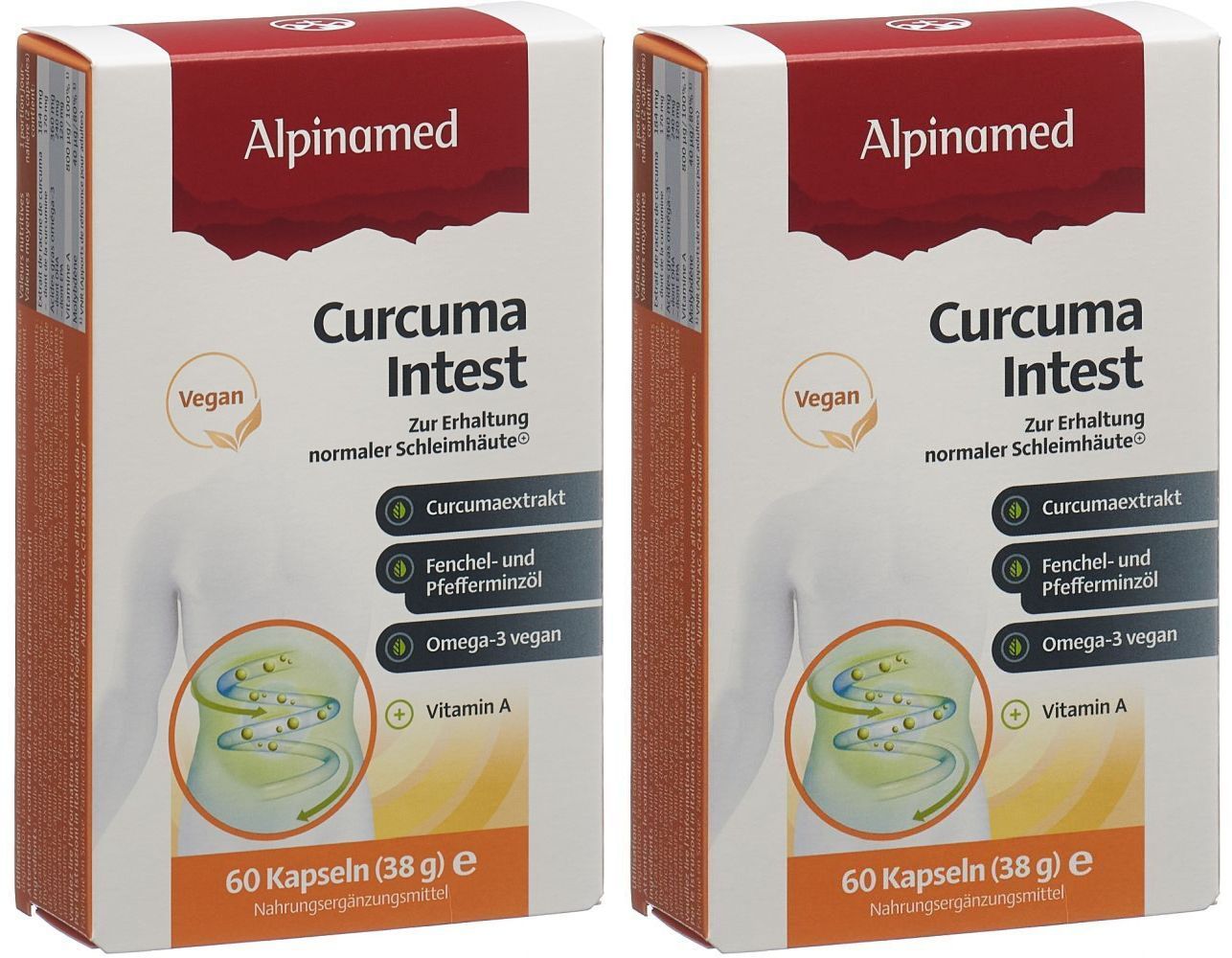 Alpinamed Curcuma Intest 3x60 pc(s) Capsule(S)
