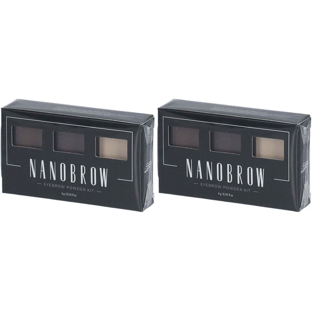 NANOBROW Kit poudre à sourcils moyen 2x1 pc(s) Set(S)