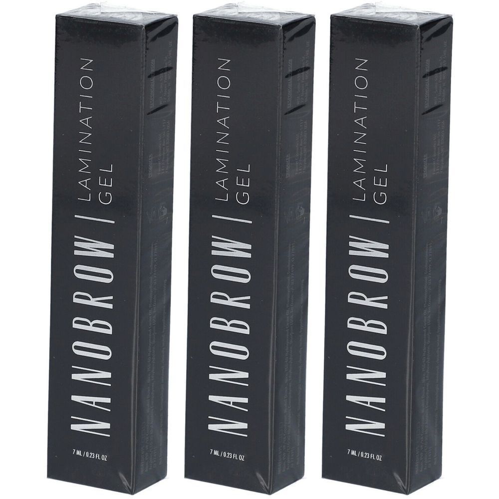 NANOBROW Gel de Stratification Noir Gel(S) 3x7 ml