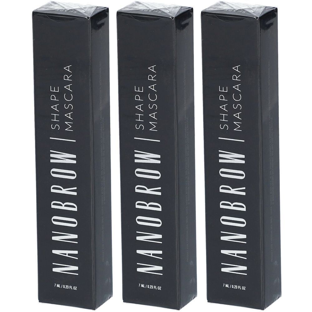 NANOBROW Mascara Shape Brun 3x7 ml Mascara