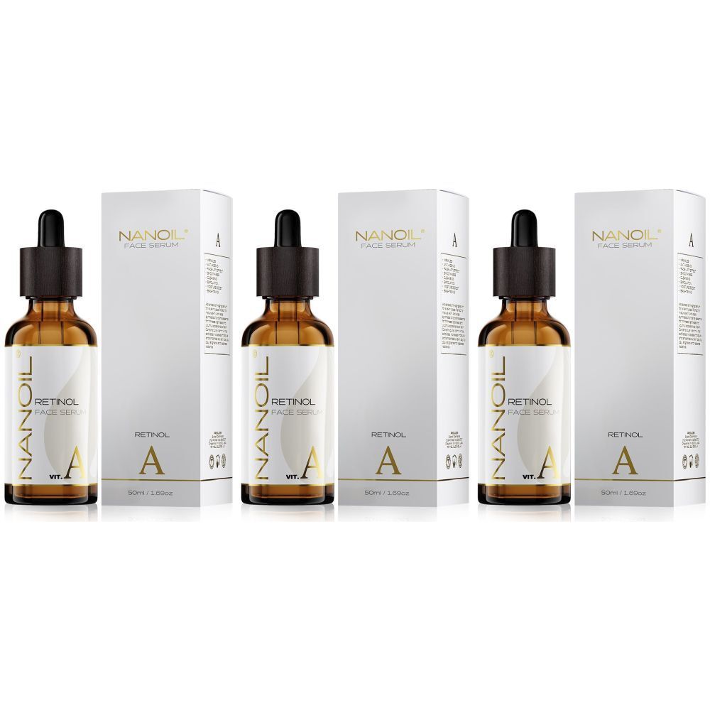 NANOIL Retinol Face Serum 3x50 ml Sérum