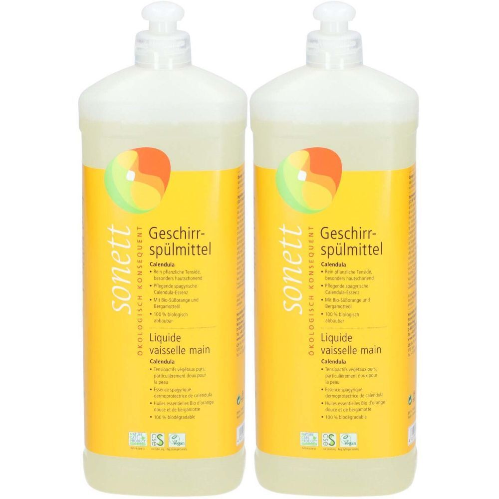 SONETT Liquide vaisselle Calendula 2x1 l Produit(S) Nettoyant(S)