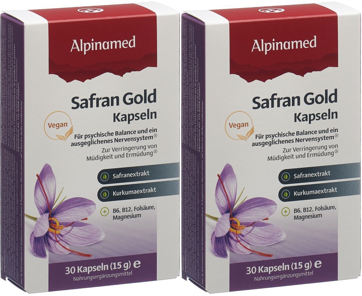 Alpinamed Safran d'Or Capsules 3x30 pc(s) Capsule(S)