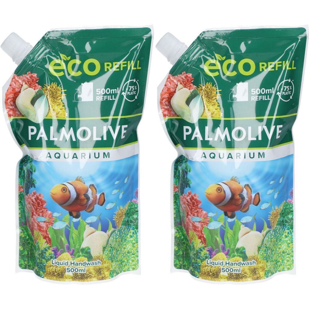 PALMOLIVE Savon liquide pour aquarium Liquide 2x500 ml