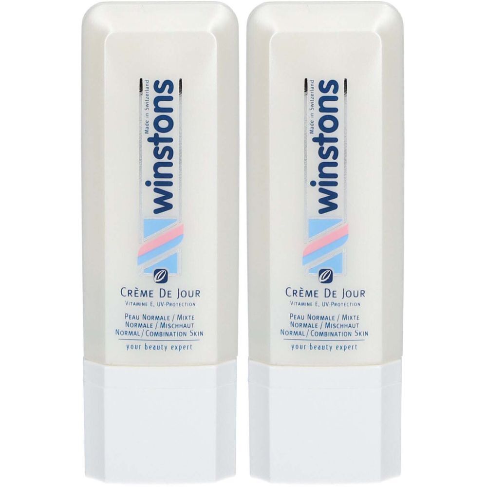 WINSTONS Crème de jour Peau normale à mixte 2x40 ml Crème