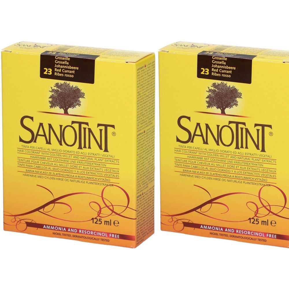 SANOTINT Teinture pour les cheveux 23 Groseille 2x1 pc(s) Teinture(S)