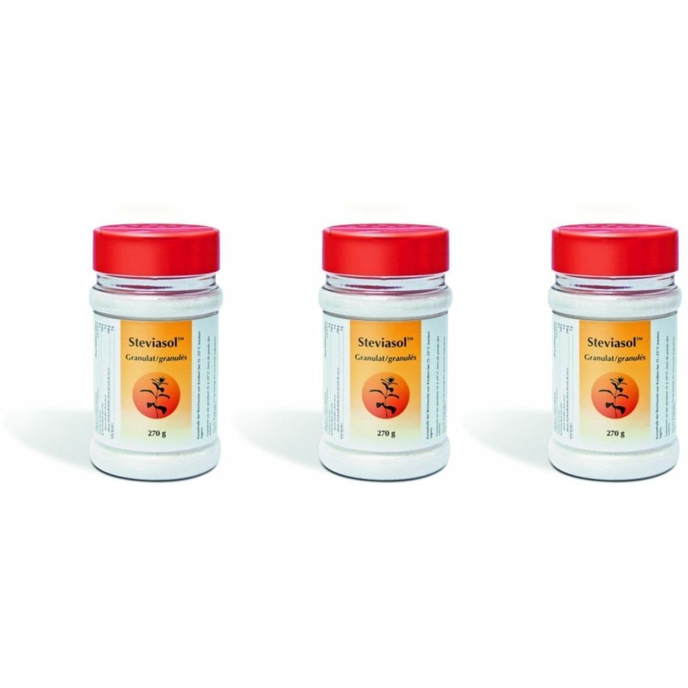STEVIASOL Granulés 3x270 g Granulés
