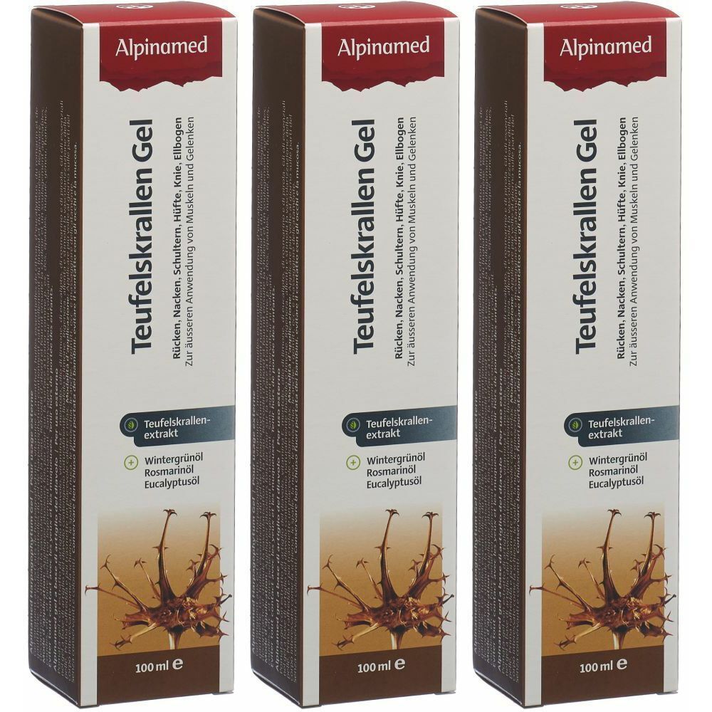 Alpinamed Gel Griffe du Diable 3x100 ml Gel(S)