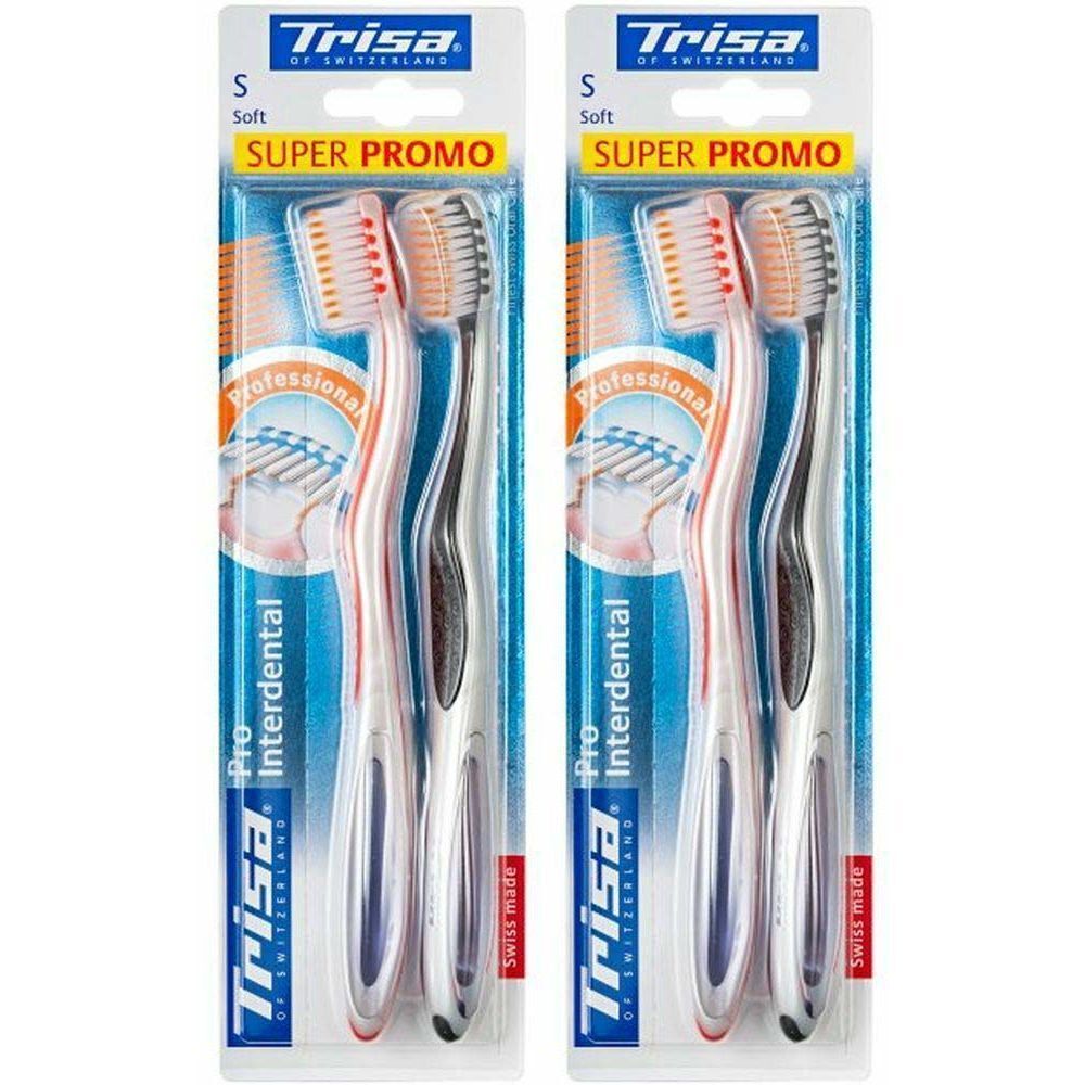 TRISA Brosses à dents souples Pro interdental 2x1 pc(s) Brosse(S) À Dents