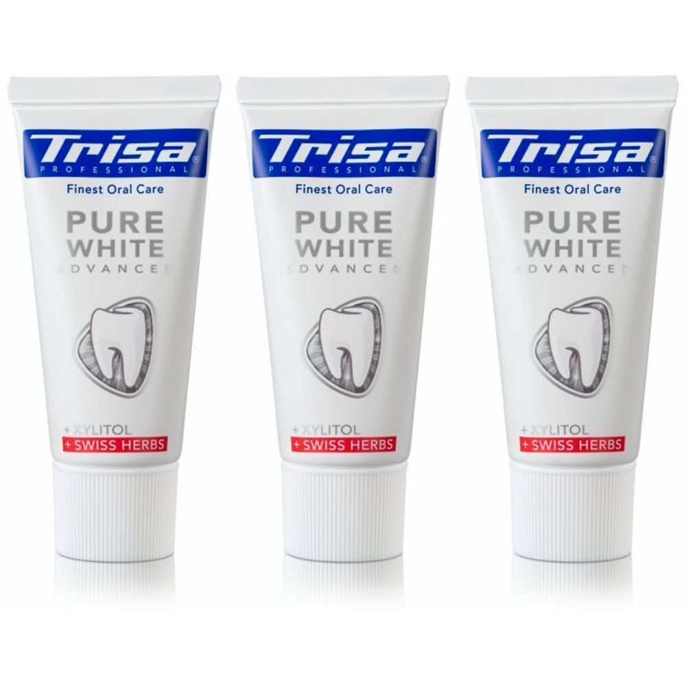 TRISA Dentifrice Blanc pur Dentifrice(S) 3x15 ml