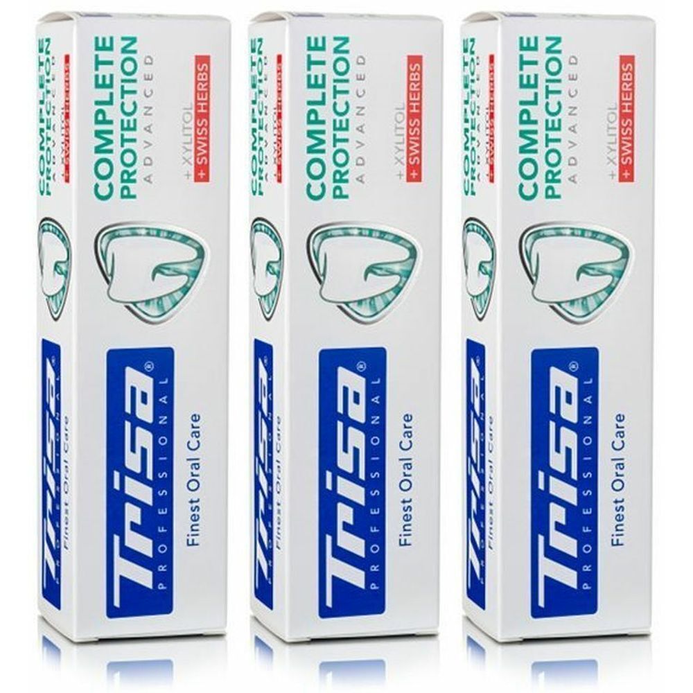 Dentifrice TRISA Protection complète Dentifrice(S) 3x75 ml