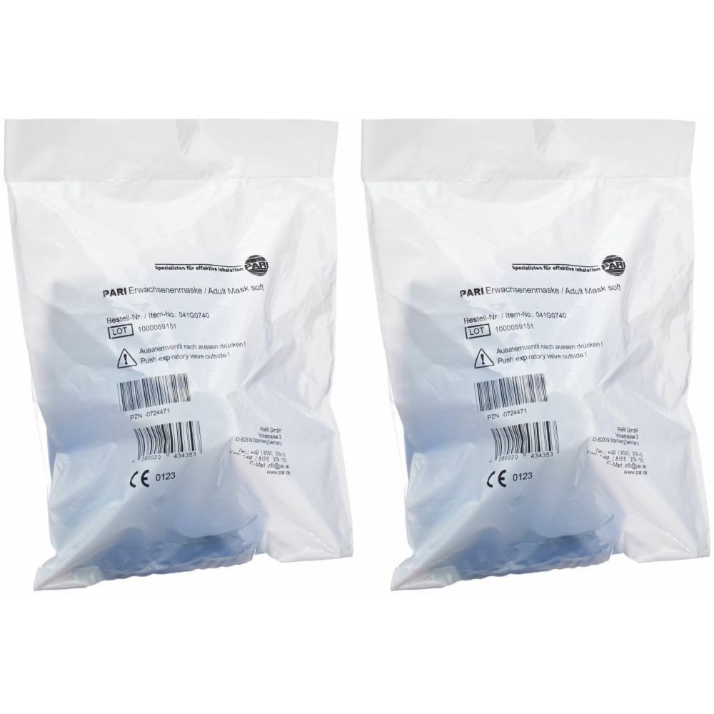 PARI Masque pour adulte souple 2x1 pc(s) Masque(S) Pour Le Visage