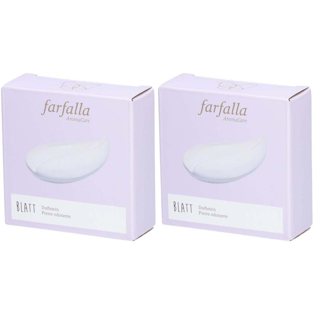 FARFALLA Pierre odorante Feuille Dessous glacé 2x1 pc(s)