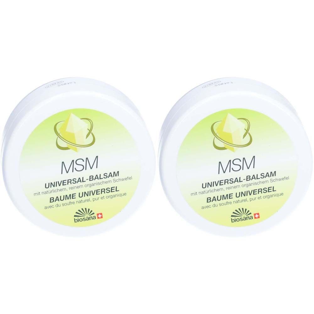 MSM baume universel 2x100 ml Baume