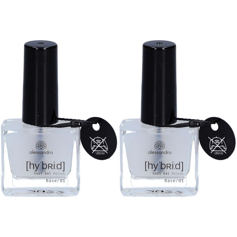 ALESSANDRO Hybrid Soul Gel Polish Base 01 2x1 pc(s) Vernis À Ongles