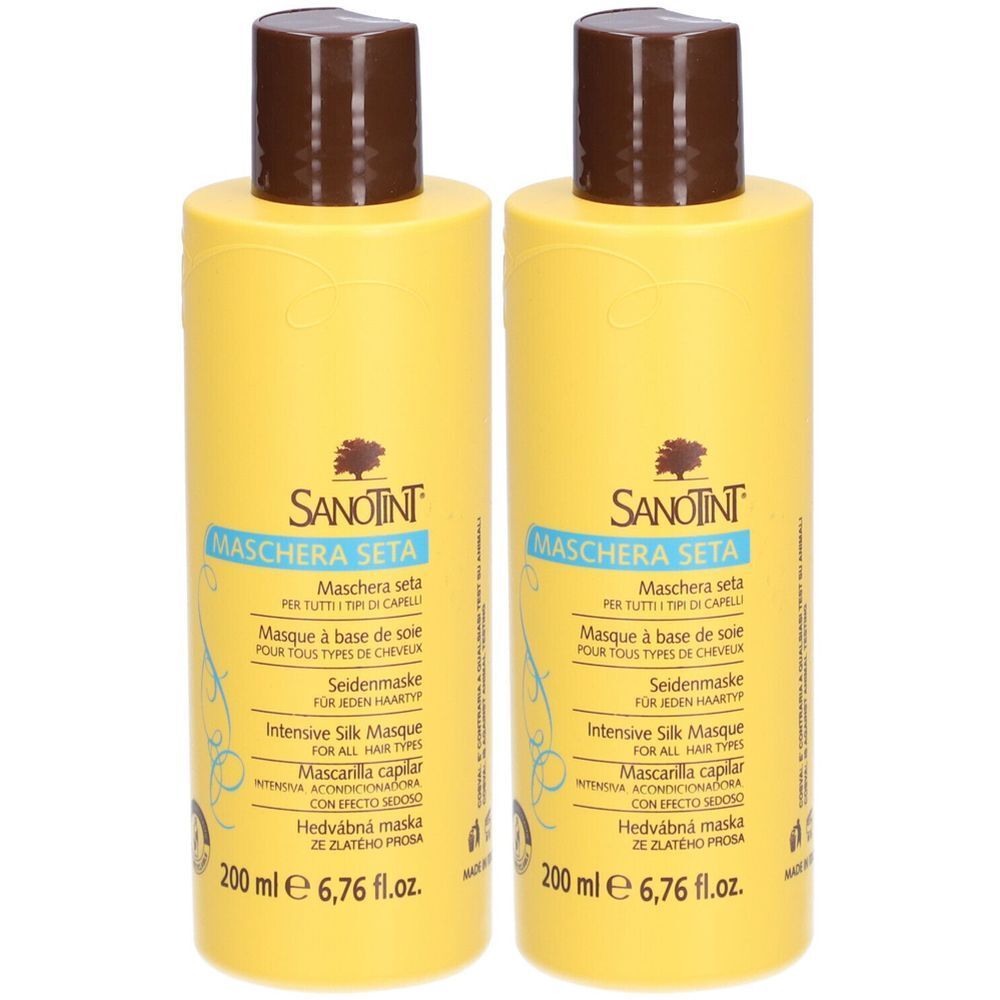 SANOTINT Masque capillaire à la soie 2x200 ml Masque